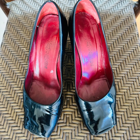 Yves Saint Laurent Shoes - Black Patent Leather - Size 9.5 - Picture 2 of 15